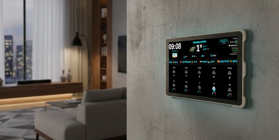 Aura V83 Wetter Dashboard